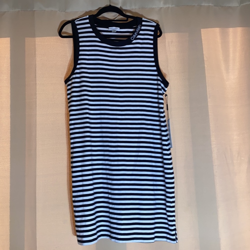 Calvin Klein logo T-shirt dress size XL NWT